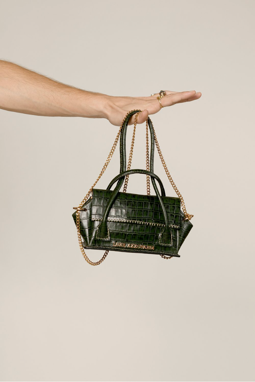 0% Bag: Croco Ciel